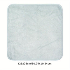 2pcs Gray Bamboo Fiber Facial Cleansing Towel Soft Exfoliating Non Sensitive