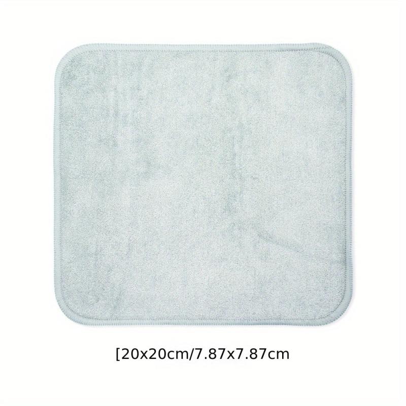 2pcs Gray Bamboo Fiber Facial Cleansing Towel Soft Exfoliating Non Sensitive