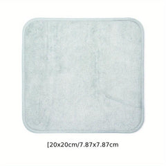 2pcs Gray Bamboo Fiber Facial Cleansing Towel Soft Exfoliating Non Sensitive
