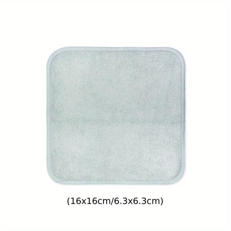 2pcs Gray Bamboo Fiber Facial Cleansing Towel Soft Exfoliating Non Sensitive