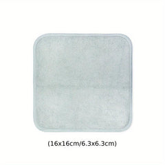 2pcs Gray Bamboo Fiber Facial Cleansing Towel Soft Exfoliating Non Sensitive