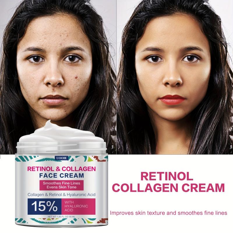 55ml Retinol Cream Night Collagen Hyaluronic Acid & Retinol Facial Skin Care