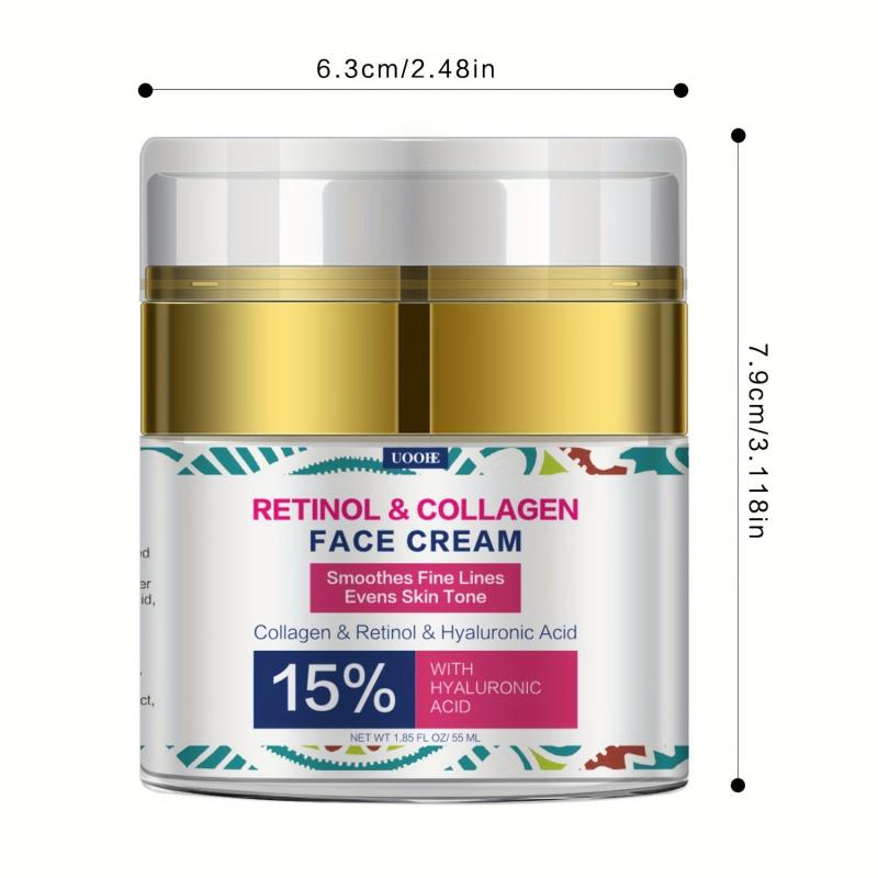55ml Retinol Cream Night Collagen Hyaluronic Acid & Retinol Facial Skin Care