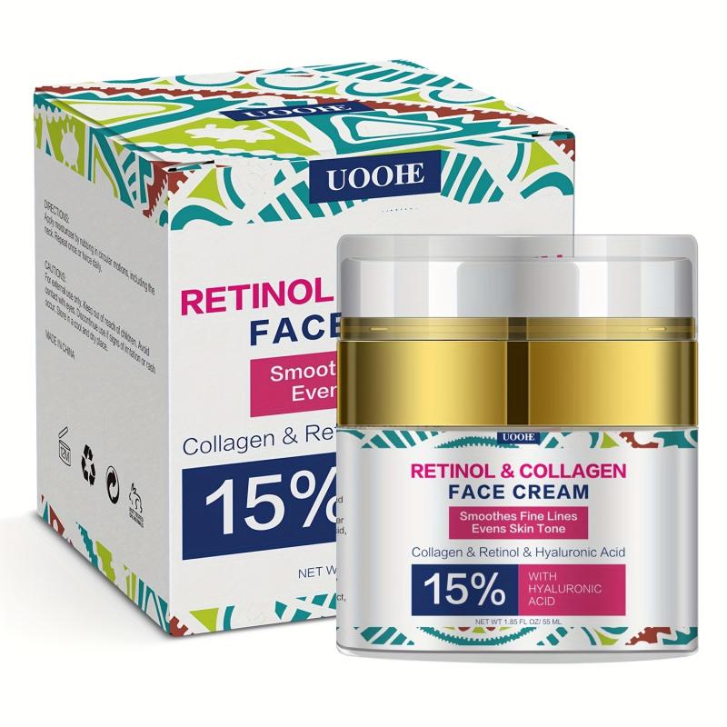 55ml Retinol Cream Night Collagen Hyaluronic Acid & Retinol Facial Skin Care