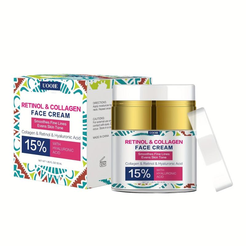 55ml Retinol Cream Night Collagen Hyaluronic Acid & Retinol Facial Skin Care