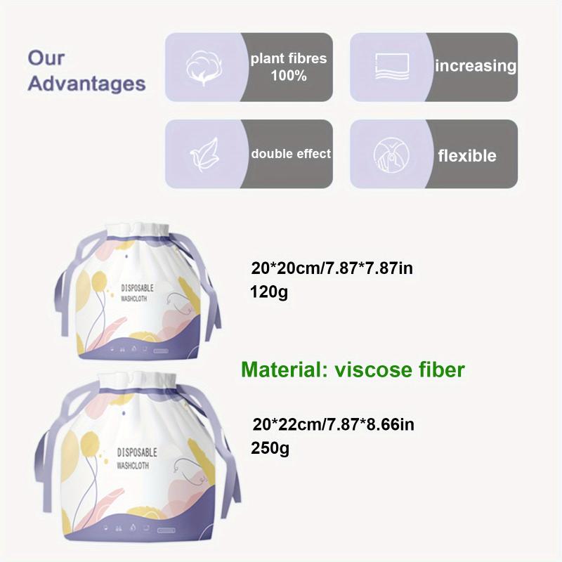 Eco-Friendly Hypoallergenic Disposable Facial Towels 120g and 250g