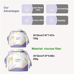 Eco-Friendly Hypoallergenic Disposable Facial Towels 120g and 250g