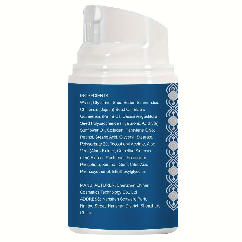 Retinol Collagen Cream 55ml Bottle Hyaluronic Acid Wrinkles Fine Lines
