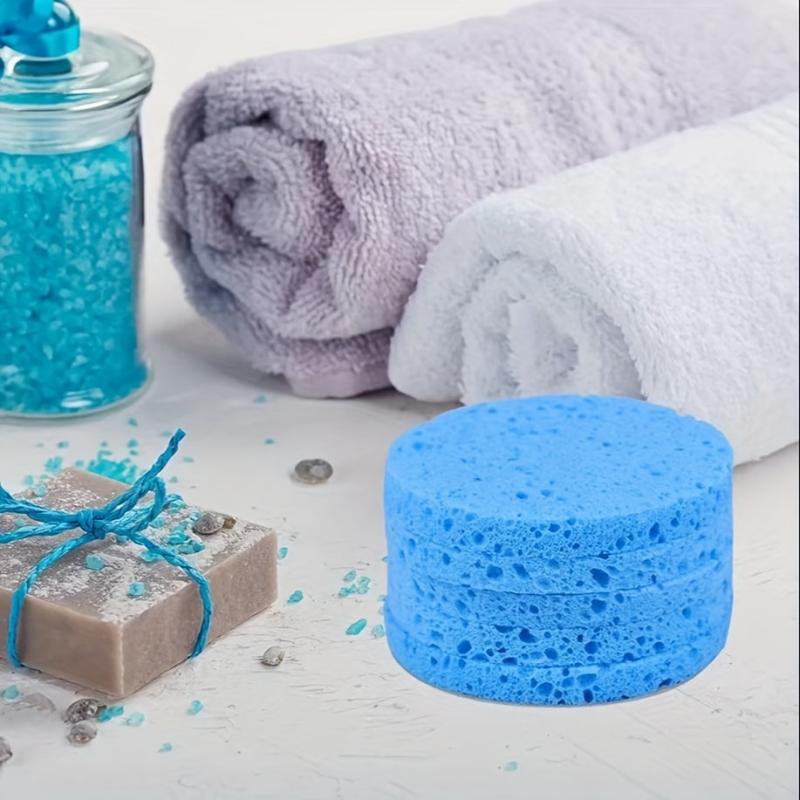 50pcs Wood Pulp Cotton Sponge Face Cleaning Exfoliating Portable Water Expansion