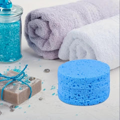 50pcs Wood Pulp Cotton Sponge Face Cleaning Exfoliating Portable Water Expansion