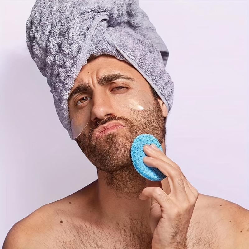 50pcs Wood Pulp Cotton Sponge Face Cleaning Exfoliating Portable Water Expansion