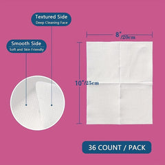 Clean Skin Club Biobased Disposable Face Towel 36 Pcs