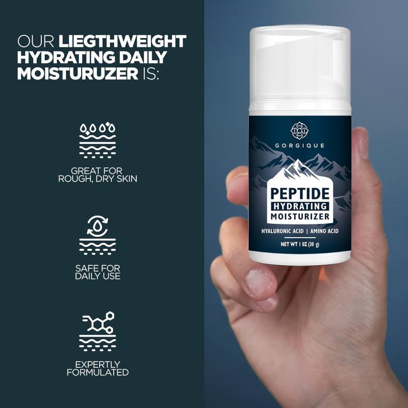 30ml Peptide Moisturizer For Men Mens Face Moisturizer Face Moisturizer