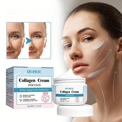 Collagen Face Cream Smooths Fine Lines
