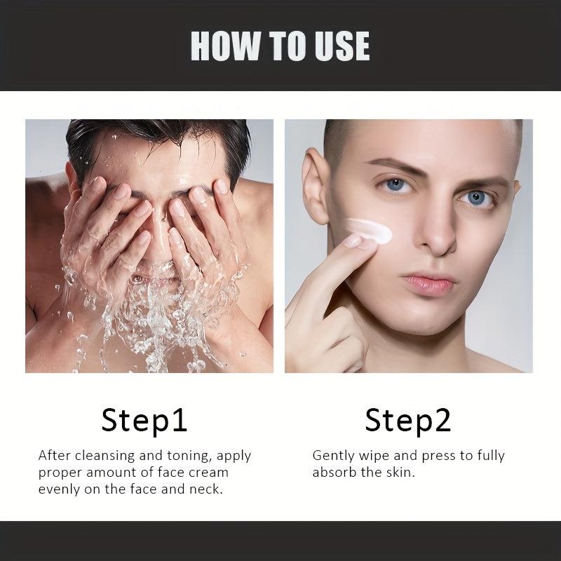 Men Moisturizing Cream Repairing Skin Barrier, Smoothing Wrinkles
