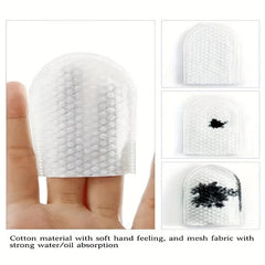 100 Pcs U Type Cotton Pads for Facial Cleaning & Makeup Removal