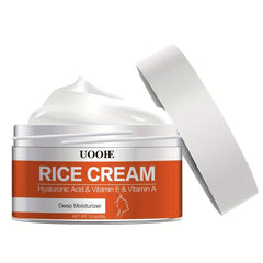 Rice Cream Moisturizer 30g With Hyaluronic Acid Vitamin A Vitamin E