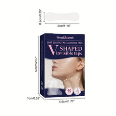 40 Patches Face Lifting Patch Chin V-shaped Melon Firming Comfortable Breathable