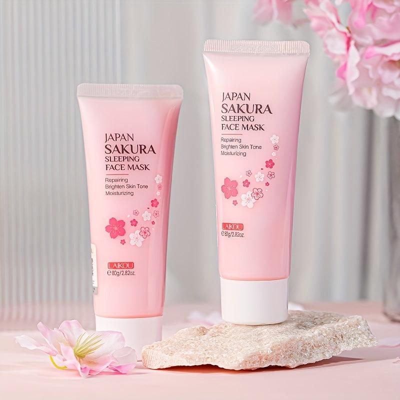 Sakura Sleeping Face Mask Hydrating Repairing Skin Care