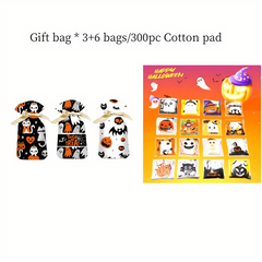 300pcs Halloween Disposable Facial Towels w/ Gift Bag