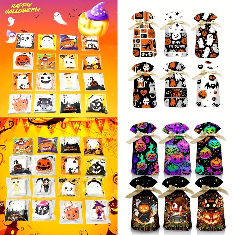 300pcs Halloween Disposable Facial Towels w/ Gift Bag