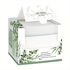 60pcs Biodegradable Disposable Face Towel Extra Thick Soft Clean Facial Towels