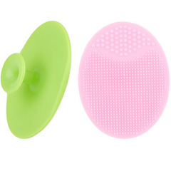 Silicone Face Scrubber 2 Pack Soft Exfoliator & Cleansing Pad