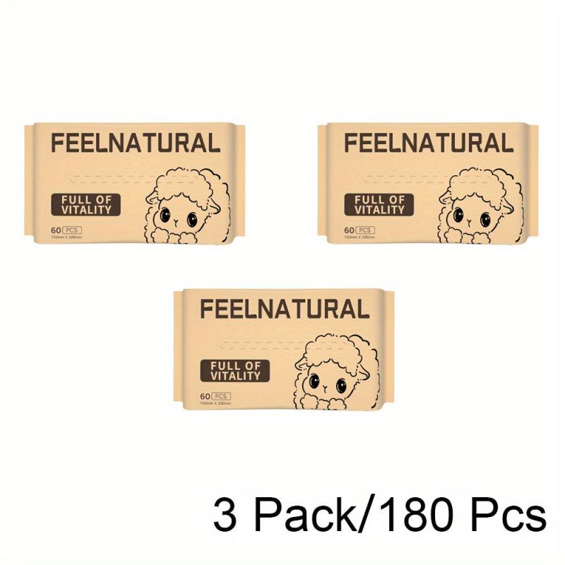 Sensitive Skin Facial Dry Wipes - Deep Cleansing Make up & Face Wipes