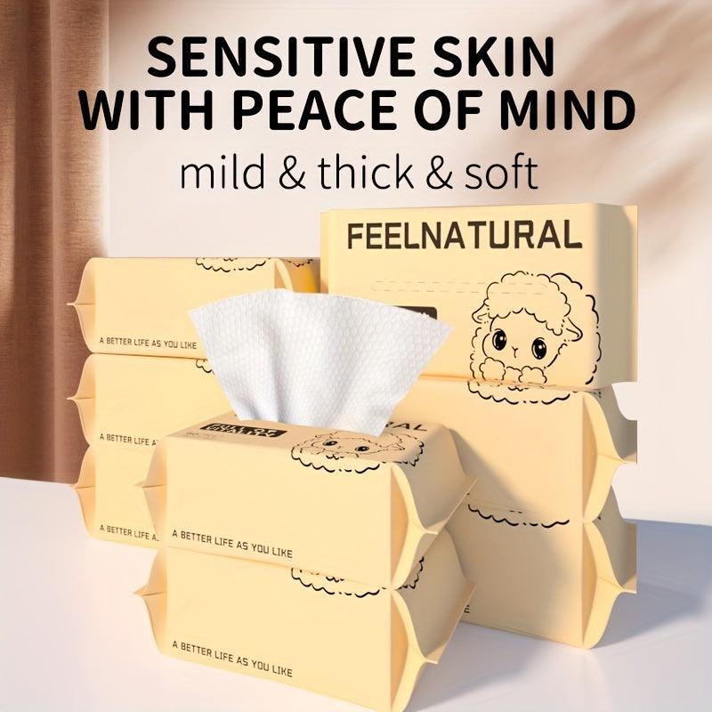 Sensitive Skin Facial Dry Wipes - Deep Cleansing Make up & Face Wipes
