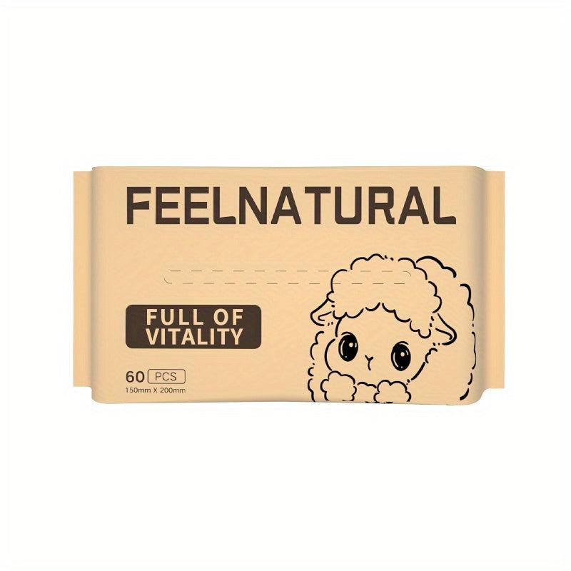Sensitive Skin Facial Dry Wipes - Deep Cleansing Make up & Face Wipes