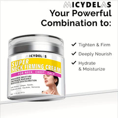 Neck Firming Cream Tighten Saggy Skin Improve Collagen Moisturize