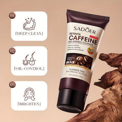 Retinol Caffeine Facial Cleanser 100g Face Cleaning & Moisturizing