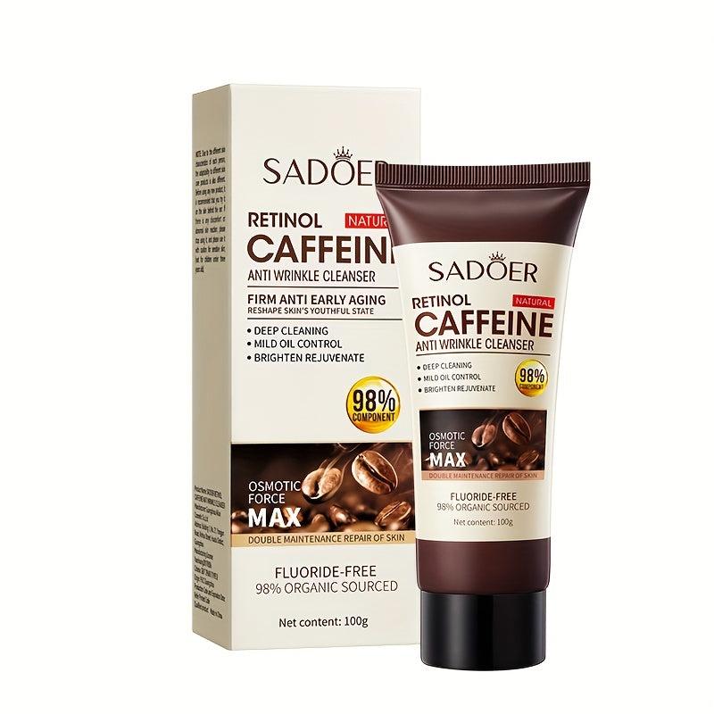 Retinol Caffeine Facial Cleanser 100g Face Cleaning & Moisturizing