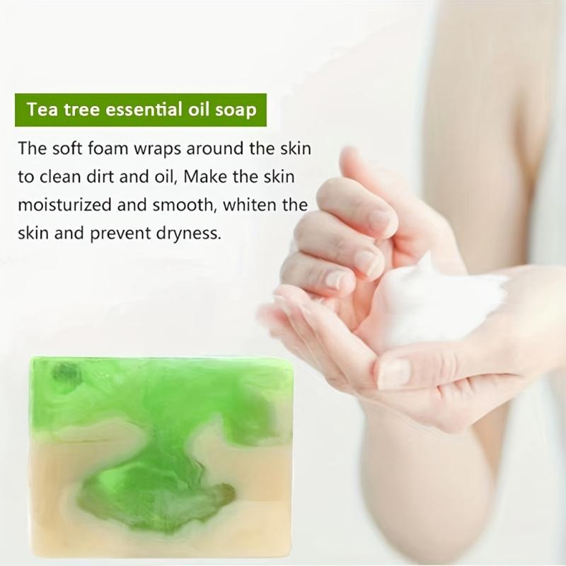 Jojoba & Tea Tree Exfoliating Soap Acne Dark Spots Circles Pores