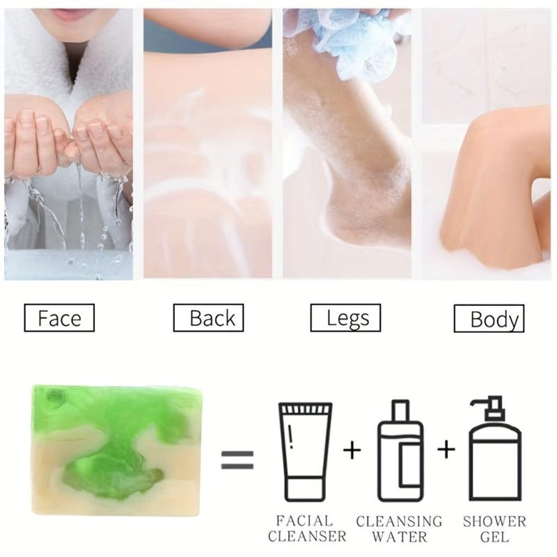 Jojoba & Tea Tree Exfoliating Soap Acne Dark Spots Circles Pores