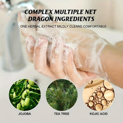Jojoba & Tea Tree Exfoliating Soap Acne Dark Spots Circles Pores