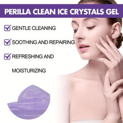 Perilla Clean Gel Cream Cleanser Facial Cleansing Pore Softens Skin Wash