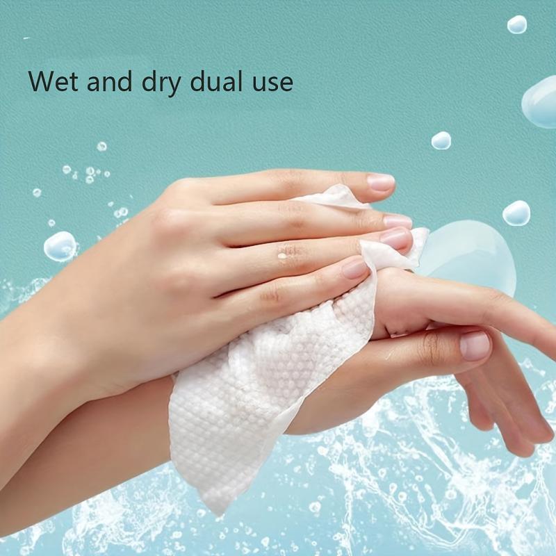 Disposable Face Towel Thick Sponge Soft Towel Wet Dry Facial Cleansing Towel