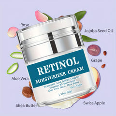 Anti Aging Retinol Cream with Peptides & Hyaluronic Acid 1.76 Oz