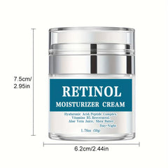 Anti Aging Retinol Cream with Peptides & Hyaluronic Acid 1.76 Oz