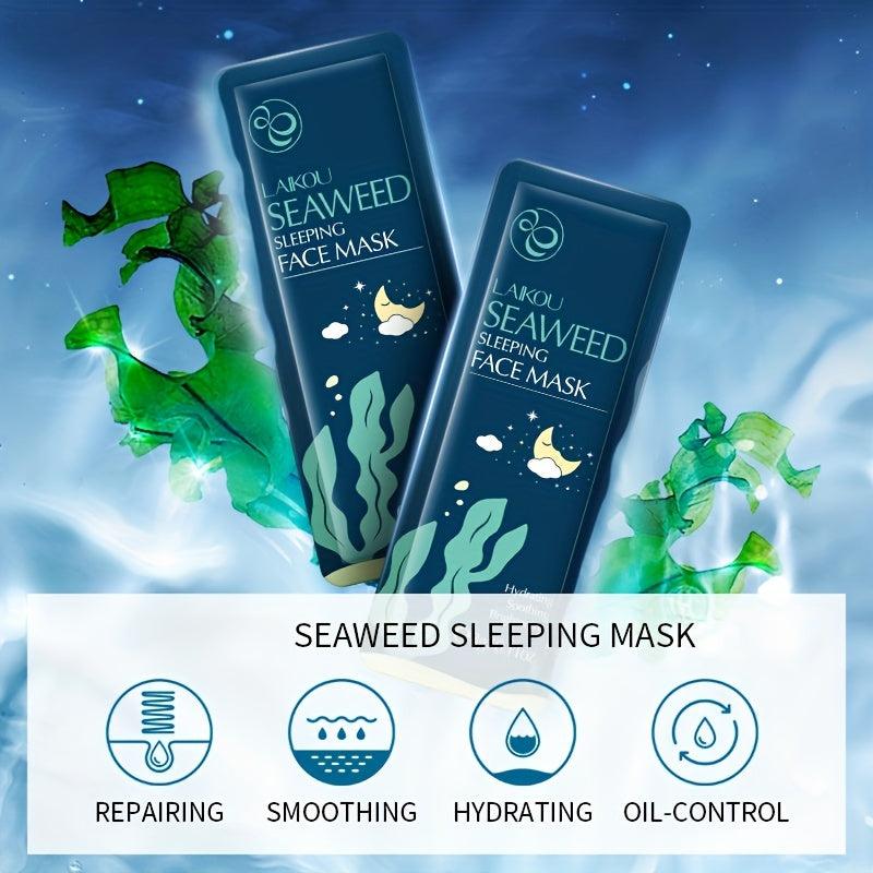 Hydrating Seaweed Sleep Mask Moisturizes and Firms Skin