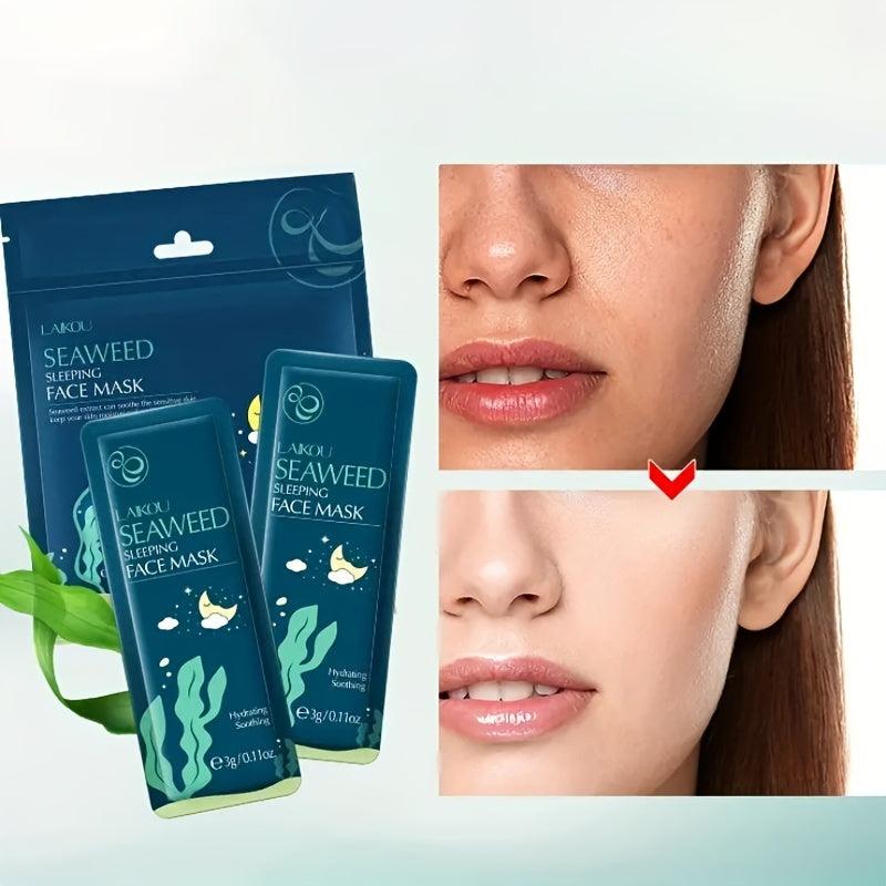 Hydrating Seaweed Sleep Mask Moisturizes and Firms Skin