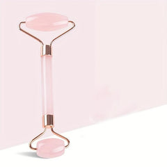 Pink Acrylic Face Roller for Improved Circulation