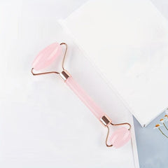 Pink Acrylic Face Roller for Improved Circulation