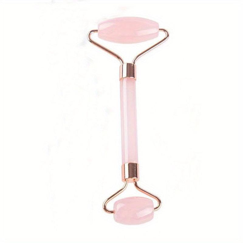 Pink Acrylic Face Roller for Improved Circulation