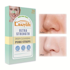 Green Blackhead Remover Nose Patch 20pcs box Deep Cleansing Pores