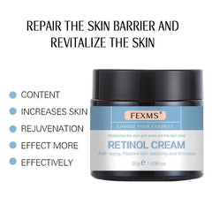 Retinol Cream for Smooth Skin - Reduce Wrinkles, Shrink Pores - All Skin Types