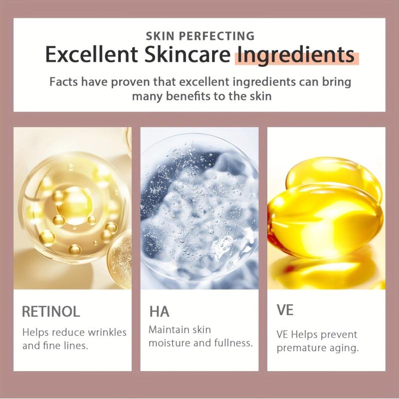 Retinol Night Cream 30g Hyaluronic Acid for Skin Plumpness
