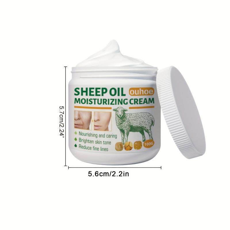 Sheep Moisturizing Cream 100g Reduce Wrinkles Hydrating Gentle Nourishing Skin