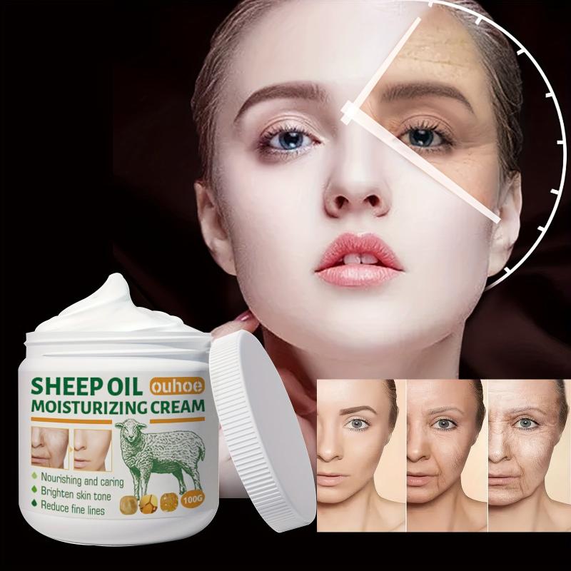 Sheep Moisturizing Cream 100g Reduce Wrinkles Hydrating Gentle Nourishing Skin